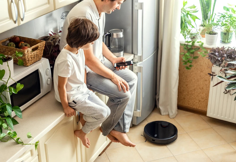 robot vacuum self cleaning